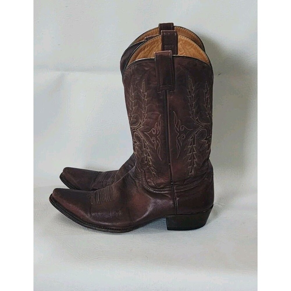 Stetson Western Boots Mens Cassidy Pull On Brown 12-020 Made In Mexico